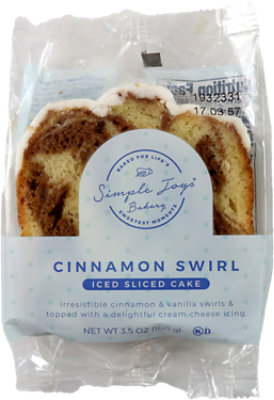 Simple Joys Iced Cinnamon Swirl Individually Wrapped - 3.5 Oz - Image 1