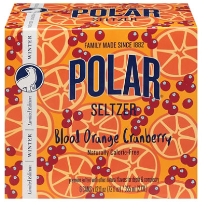 Polar Blood Orange Cranberry Seltzer - 6-12 Fl. Oz. - Image 3