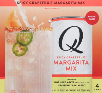 Q Mixers Premium Spicy Grapefruit Margarita Mix - 4 - 7.5 Oz - Image 6