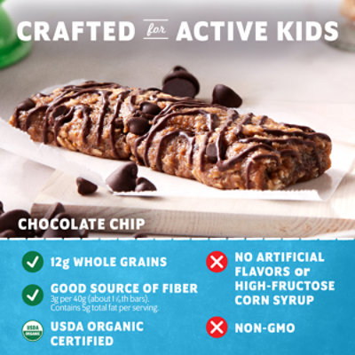 CLif Kid Zbar Organic Chocolate Chip Granola Bars Vertical - 24 Count - Image 5