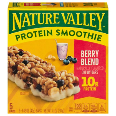 Nature Valley Protein Smoothie Berry Blend Bar 5 Count - 7.1 Oz. - Image 1