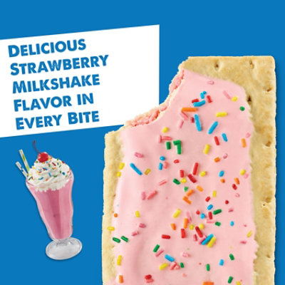 Pop-Tarts Toaster Pastries Frosted Strawberry Milkshake Breakfast Foods 8 Count - 13.5 Oz - Image 4
