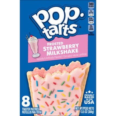 Pop-Tarts Toaster Pastries Frosted Strawberry Milkshake Breakfast Foods 8 Count - 13.5 Oz - Image 8