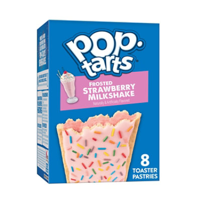 Pop-Tarts Toaster Pastries Frosted Strawberry Milkshake Breakfast Foods 8 Count - 13.5 Oz - Image 2