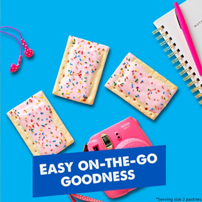 Pop-Tarts Toaster Pastries Frosted Strawberry Milkshake Breakfast Foods 8 Count - 13.5 Oz - Image 6