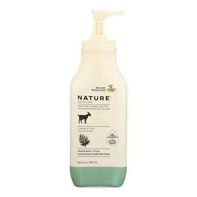 Nature By Canus Lotion - Goats Milk - Nature - Fragrance Free - 11.8 oz - Image 1