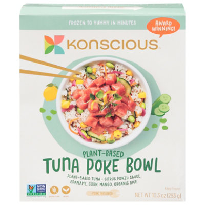 Konscious Plant Based Tuna Poke Bowl  - 10.3 Oz. - Image 1