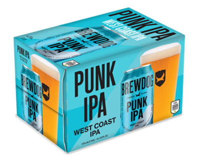 Brewdog Punk Ipa In Cans - 6-12 Fl. Oz. - Image 1