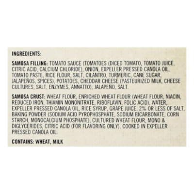 Sukhi's Indian Jalapeno & Cheese Samosa Frozen Appetizer Vegetarian Snack - 8 Oz - Image 4