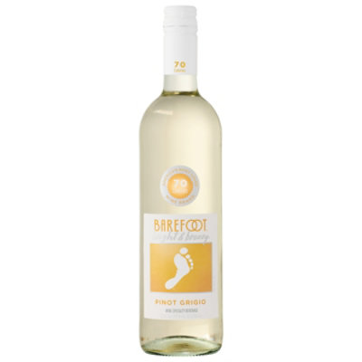 Barefoot Bright and Breezy Pinot Grigio Wine - 750 Ml - Image 2