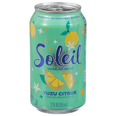 Soleil Yuzu Citrus Sparkling Water - 12 Fl. Oz. - Image 3