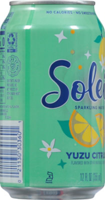 Soleil Yuzu Citrus Sparkling Water - 12 Fl. Oz. - Image 6