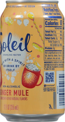 Soleil Mule Ginger Sparkling Water - 12 Fl. Oz. - Image 5