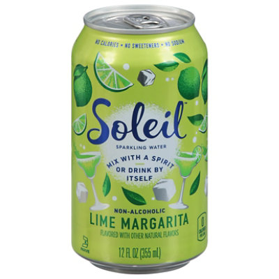 Soleil Margarita Lime Sparkling Water - 12 Fl. Oz. - Image 2