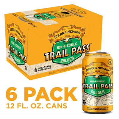 Sierra Nevada Trail Pass Non-Alcoholic Golden Craft Beer In Cans - 6-12 Oz - Image 1