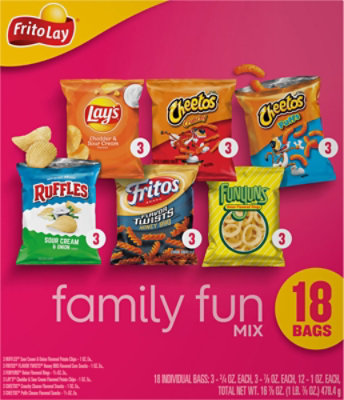 Frito Lay Family Fun Mix Variety Pack - 18 Count - Image 7