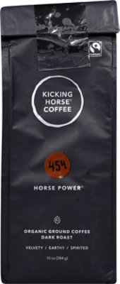 Kicking Horse Dark 454 Horse Power Ground Coffee - 10 Oz - Image 4