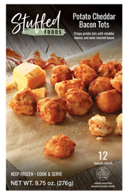 Stuffed Foods Potato Cheddar Bacon Tots - 9.75 Oz - Image 1