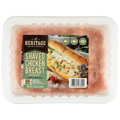 Heritage Premium Shaved Chicken Breast With Rib Meat - 14 Oz - Image 2