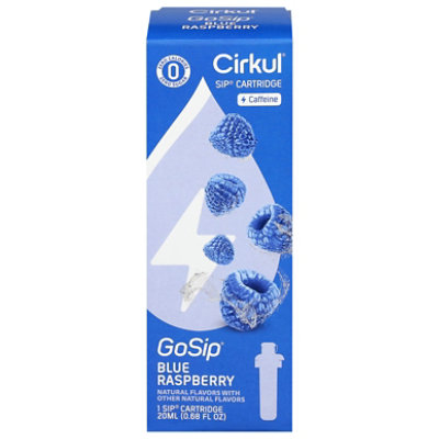 Gosip Blue Raspberry Flavor Cartridge - 0.68 Fz - Image 2