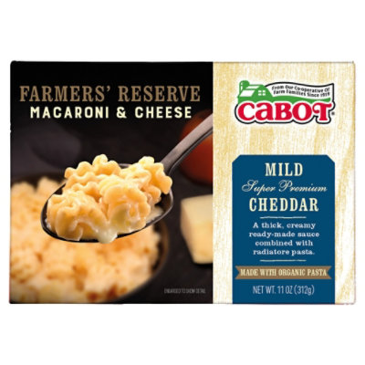 Cabot Farmers Reserve Mild Cheddar Mac and Cheese with Organic Pasta - 11 Oz - Image 3