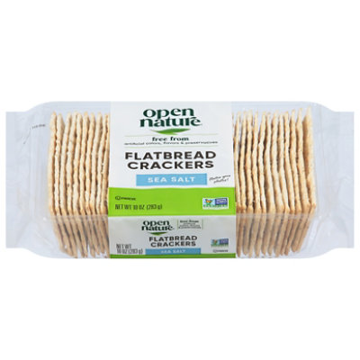 Open Nature Cracker Flatbread Sea Salt - 10 Oz - Image 1