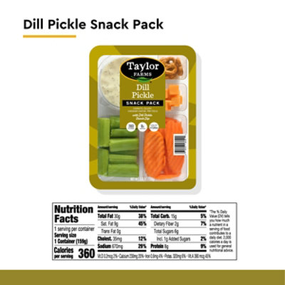 Dill Pickle Snack Tray - 5.75 Oz - Image 4