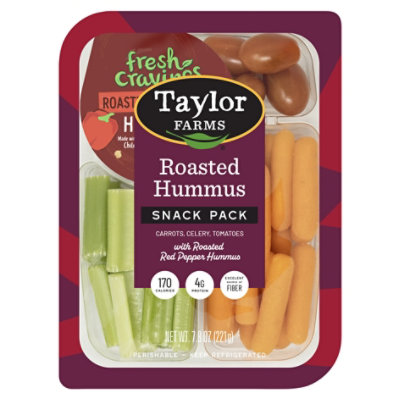 Taylor Farms Veggies and Hummus Snack Pack - 6.5 Oz - Image 1