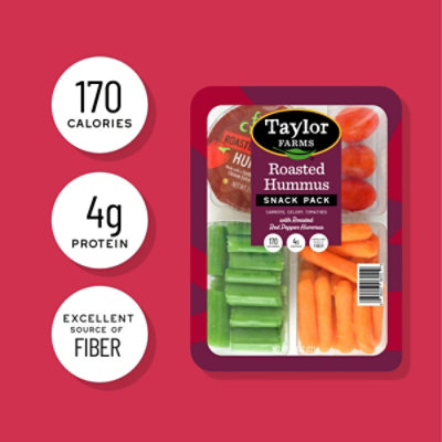 Taylor Farms Veggies and Hummus Snack Pack - 6.5 Oz - Image 5