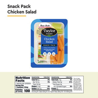 Taylor Farms Chicken Salad Snack Pack - 5.75 Oz - Image 4