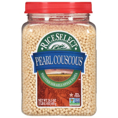Riceselect Couscous Pearl Plain 24.5 oz (Pack of 4) - Image 1