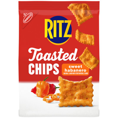 RITZ Toasted Chips Sweet Habanero Crackers - 8.1 Oz - Image 1