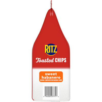 RITZ Toasted Chips Sweet Habanero Crackers - 8.1 Oz - Image 2