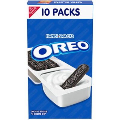 Handi-Snacks OREO Cookie Sticks 'N Creme Dip Snack Packs - 10 Count - Image 1