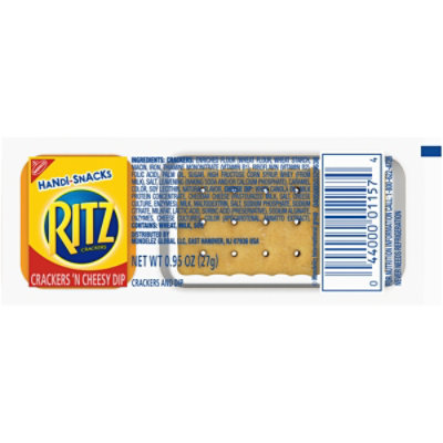 Handi-Snacks RITZ Crackers 'N Cheesy Dip Snack Packs - 20 Count - Image 2