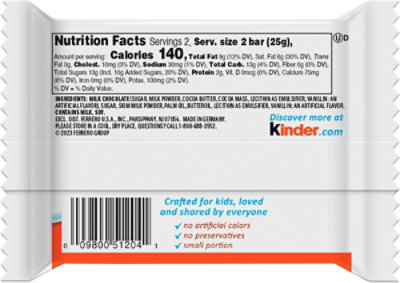 Kinder Chocolate Single - 1.8 Oz - Image 6