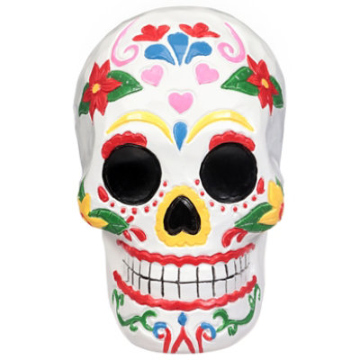 Sinomart International Day Of Dead Skull 4.5 Inch - Each - Image 2