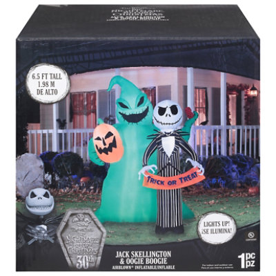 Gem Jack and Oogie Halloween Airblown - Each - Image 2