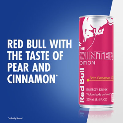 Red Bull Winter Edition Pear Cinnamon Singles - 8.4 Fl Oz - Image 3