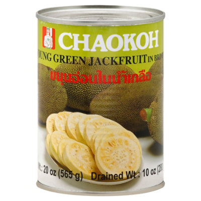 Chaokoh Green Young Jackfruit - 20 Oz - Image 1