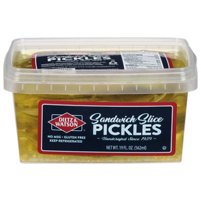 Dietz And Watson Sandwich Pickle Slices 8 pieces - 19 Oz - Image 3