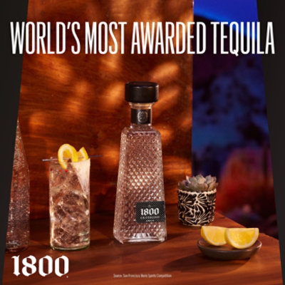 1800 Tequila Cristalino With Two Shot Glasses - 750 Ml - Image 2