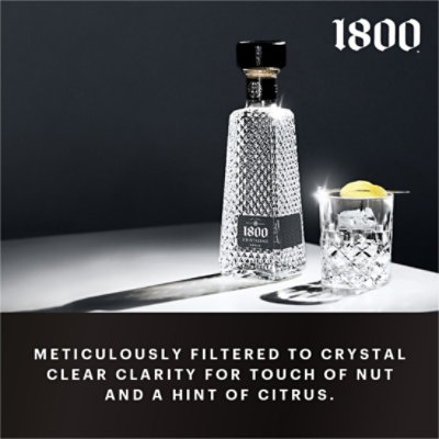 1800 Tequila Cristalino With Two Shot Glasses - 750 Ml - Image 4