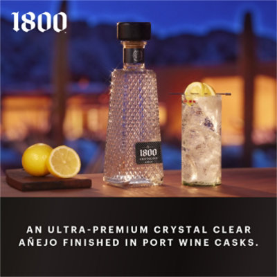 1800 Tequila Cristalino With Two Shot Glasses - 750 Ml - Image 3