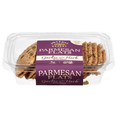 Joyfull Garlic Herb Seeded Parmesan Cracker - 3.75 Oz - Image 1
