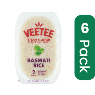 Veetee Rice Basmati 9.9 oz (Pack of 6) - Image 1