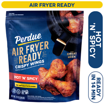 Perdue Air Fryer Ready Hot N Spicy Crispy Wings - 22 Oz - Image 2