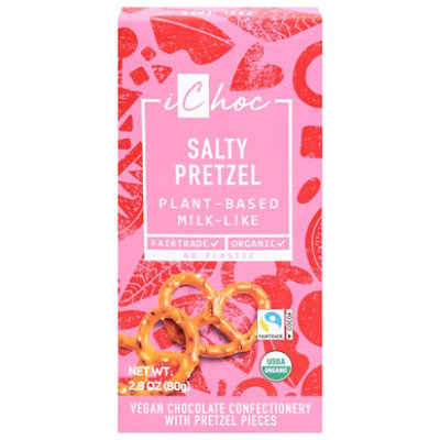 Ichoc Chocolate Bar Salty Pretzel - 2.82 Oz - Image 3