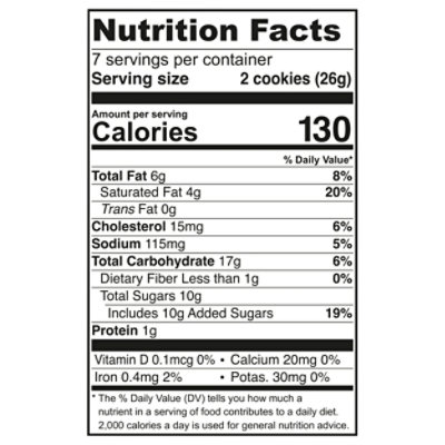 Tate's Bake Shop Vanilla Cappuccino Cookies - 6.5 Oz - Image 4