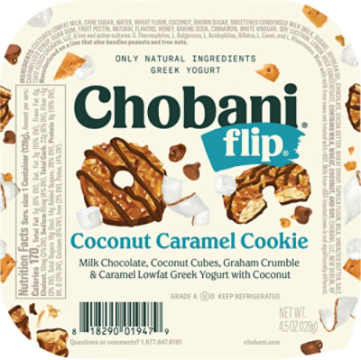 Chobani Flip Coconut Caramel Cookie - 4.5 Oz - Image 2